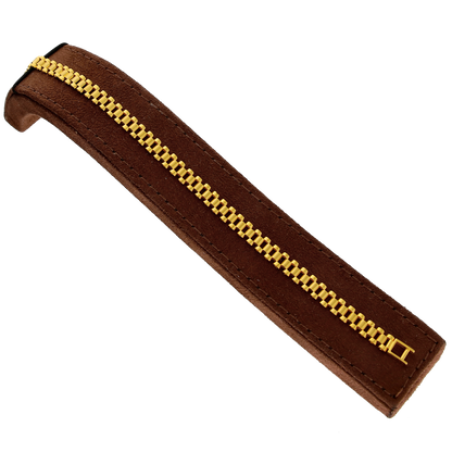 Gold Zipper Strap Bracelet 21KT- FKJBRL21KM10265