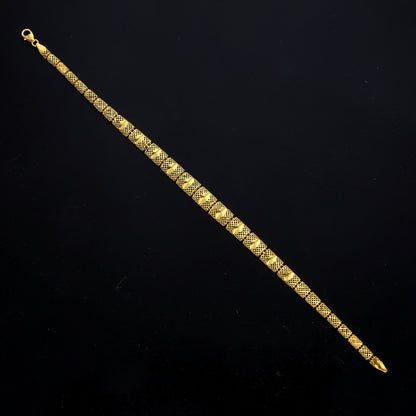Gold Luxe Minimal Bracelet 21KT - FKJBRL21KM11503