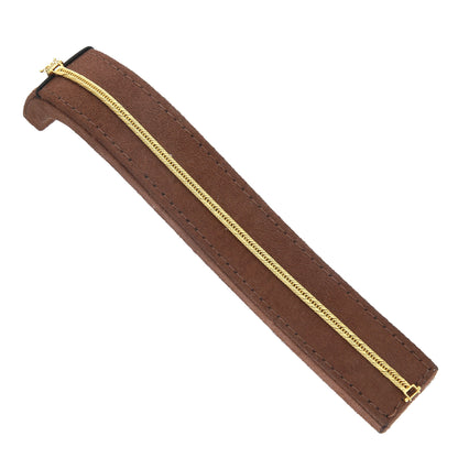 Gold Flat Weave Bracelet 21KT - FKJBRL21KM11541