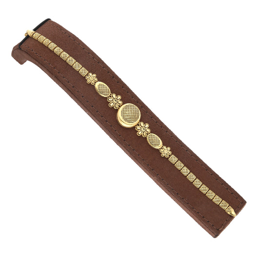 Gold Ethnic Style Bracelet 21KT - FKJBRL21KM11546