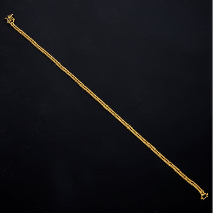 Gold Spiral Chain Bracelet 21KT - FKJBRL21KM11552