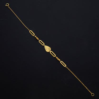 <tc>سوار من الذهب تصميم لوز 21 قيراط - FKJBRL21KM11620</tc>