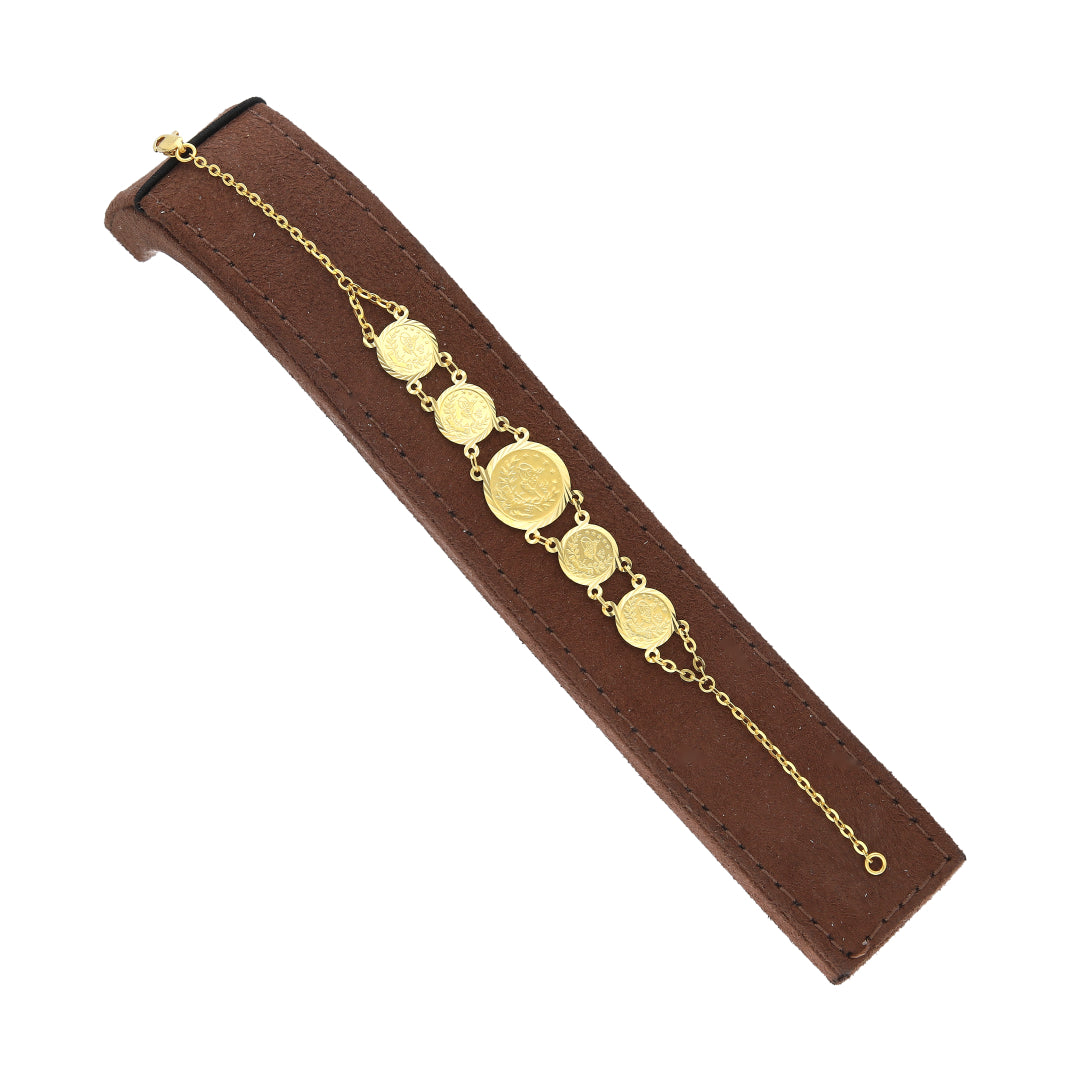 Gold Classic Lira Bracelet 21KT - FKJBRL21KM11638