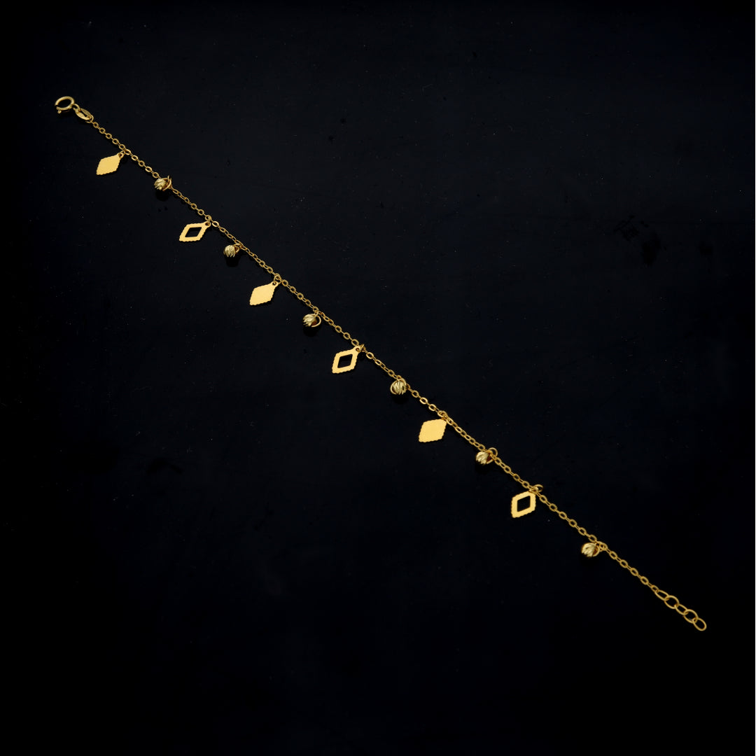 Gold Charms Bracelet 21KT - FKJBRL21KM11766