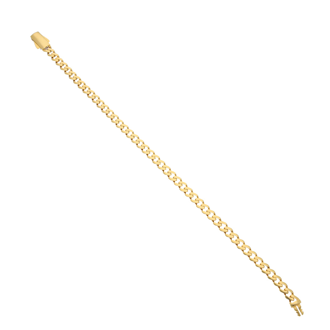 Gold Cuban Bracelet 21KT - FKJBRL21KM11897
