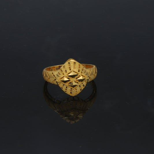 Gold Turkish Design Ring 21KT - FKJBRL21KM11941