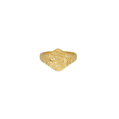 Gold Turkish Design Ring 21KT - FKJBRL21KM11943