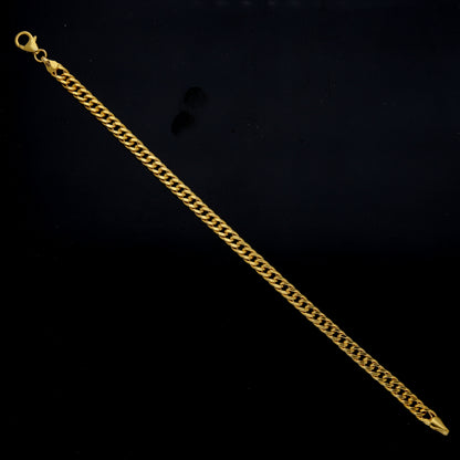 <tc>سوار ذهب بتصميم كيرب (Curb) عيار 21 قيراط - FKJBRL21KM12062</tc>