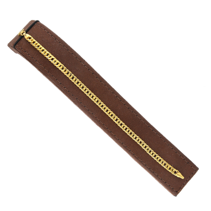 <tc>سوار ذهب بتصميم كيرب (Curb) عيار 21 قيراط - FKJBRL21KM12062</tc>