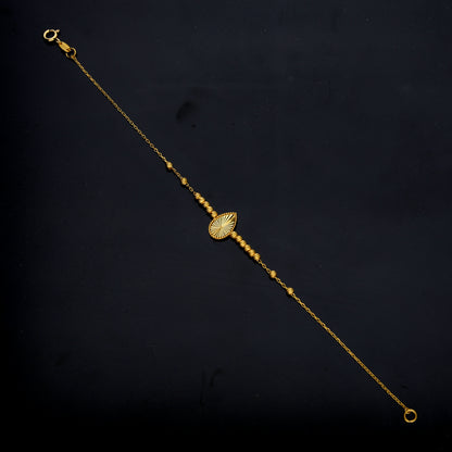 <tc>سوار ذهبي عيار ٢١ بتصميم حبة اللوز – FKJBRL21KM12133</tc>