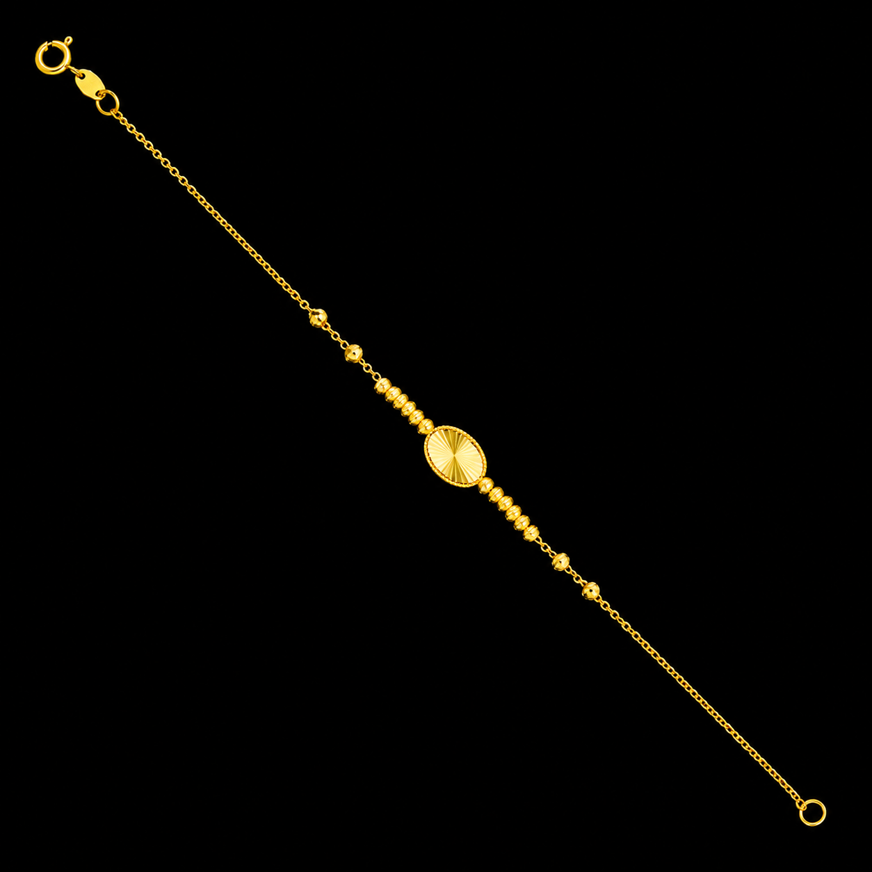 <tc>سوار ذهب بتصميم كلاسيكي عيار 21 - FKJBRL21KM12160</tc>
