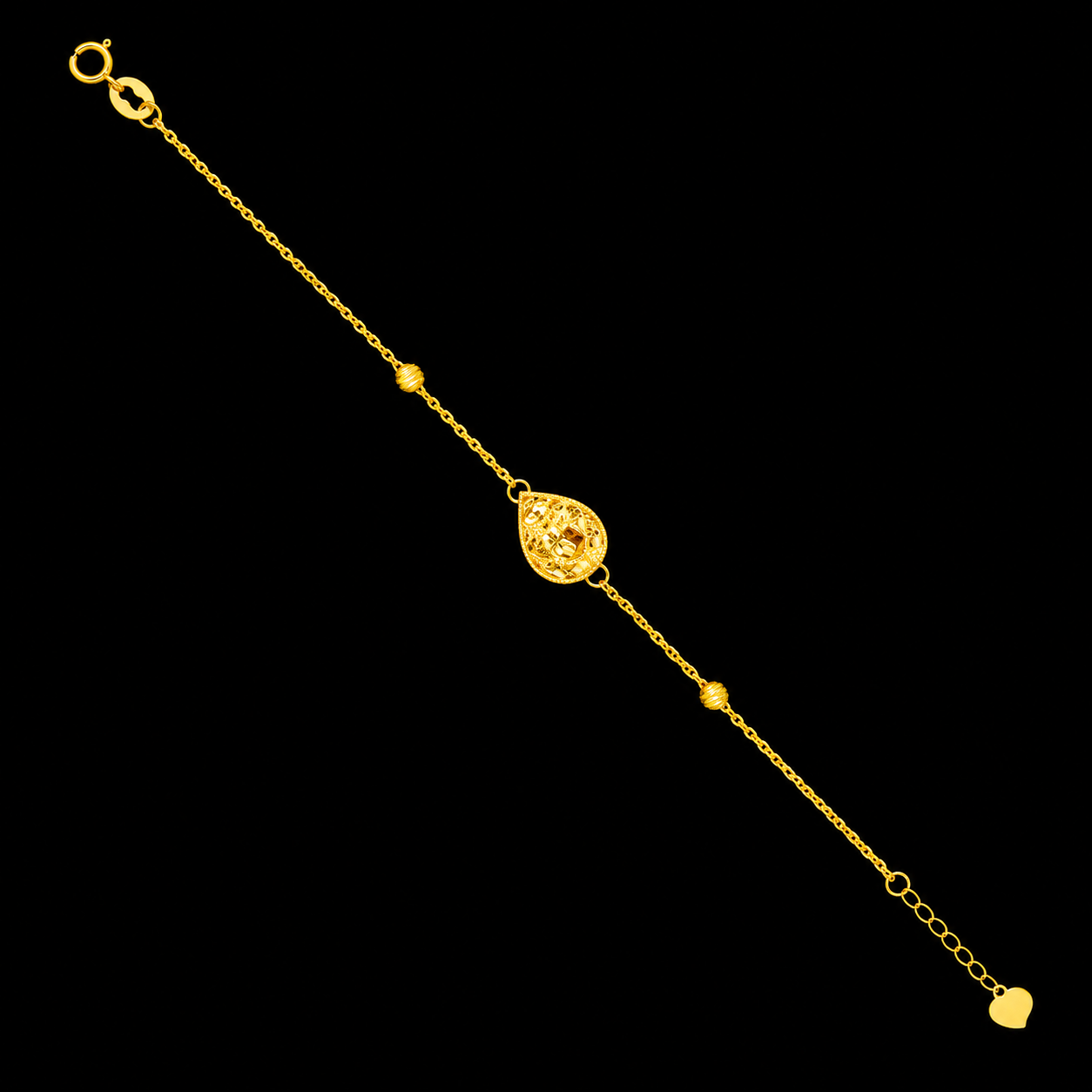 <tc>سوار ذهب بتصميم حبة اللوز عيار ٢١ قيراط - FKJBRL21KM12163</tc>