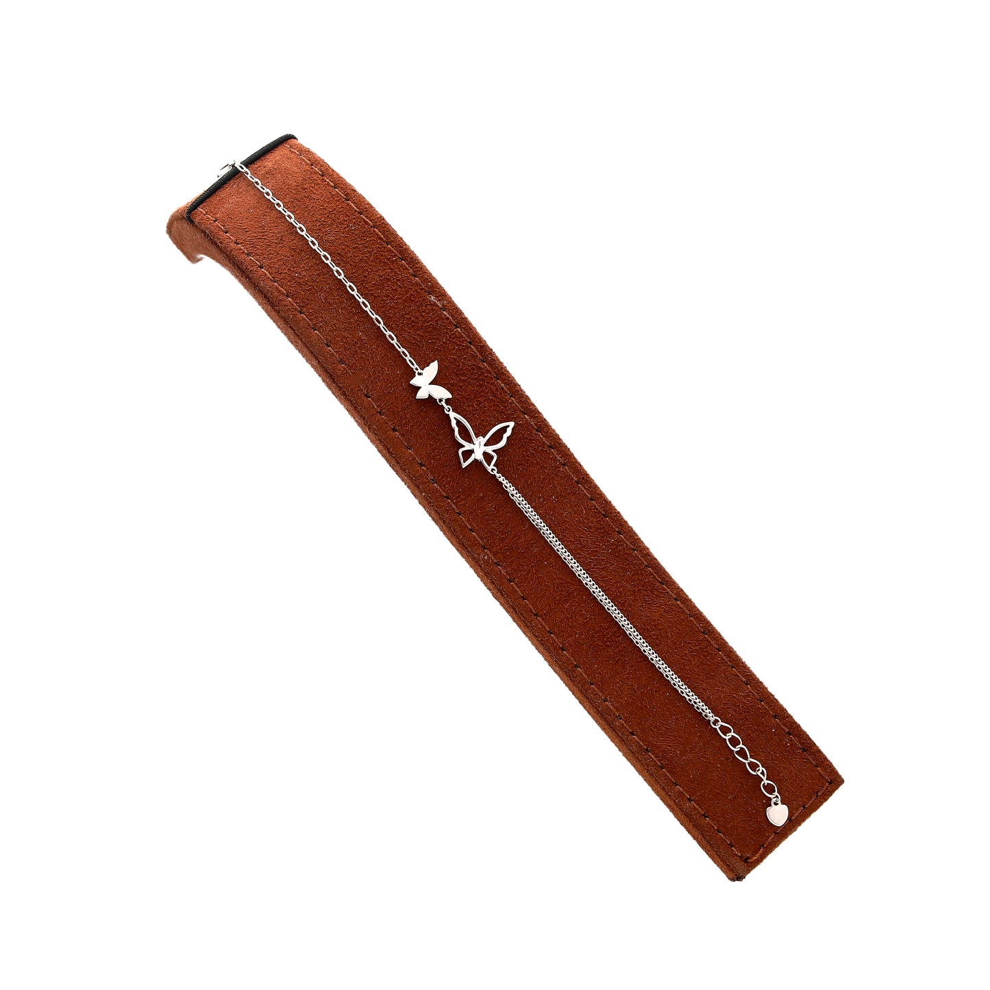 Sterling Silver 925 Butterfly Charm Bracelet - FKJBRLSL10530