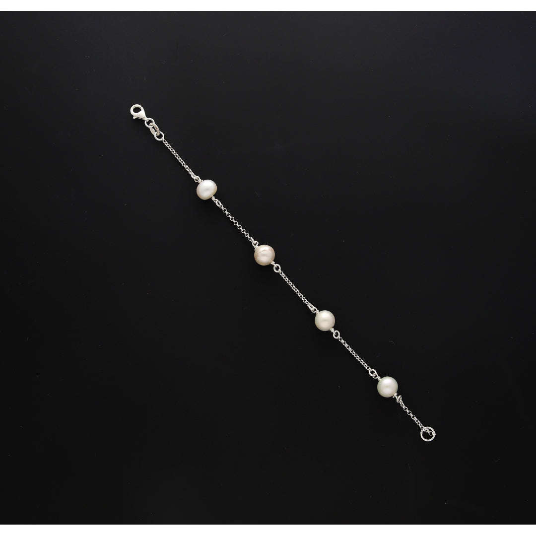 Sterling Silver 925 Bead Bracelet - FKJBRLSL10532