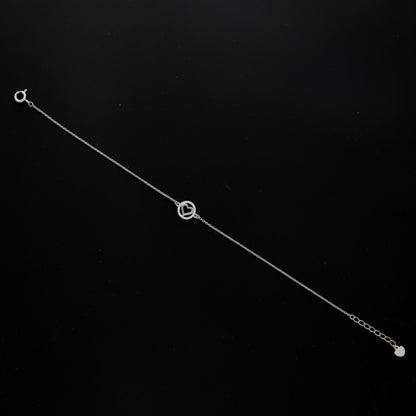 Sterling Silver 925 Filigree Heart Bracelet - FKJBRLSL10571