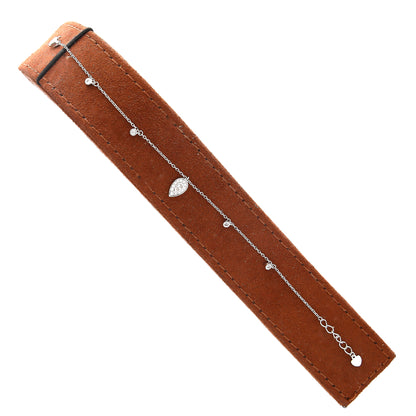 Sterling Silver 925 Pear Drop Bracelet - FKJBRLSL10612