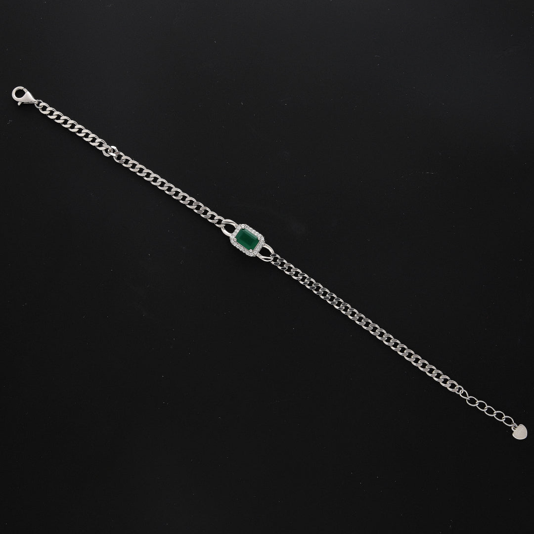 Sterling Silver 925 Verdant Bracelet - FKJBRLSL10628
