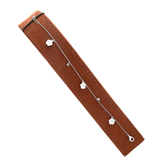 Sterling Silver 925 Bloom Charm Bracelet - FKJBRLSL10629