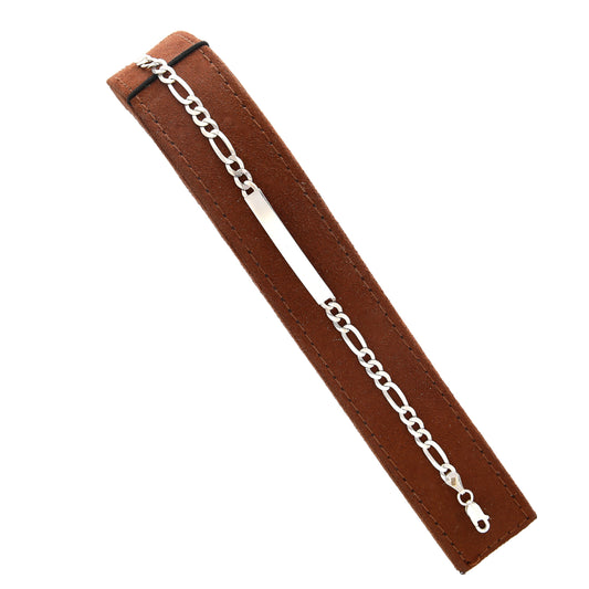 Sterling Silver 925 Classic Bar Bracelet - FKJBRLSL10630