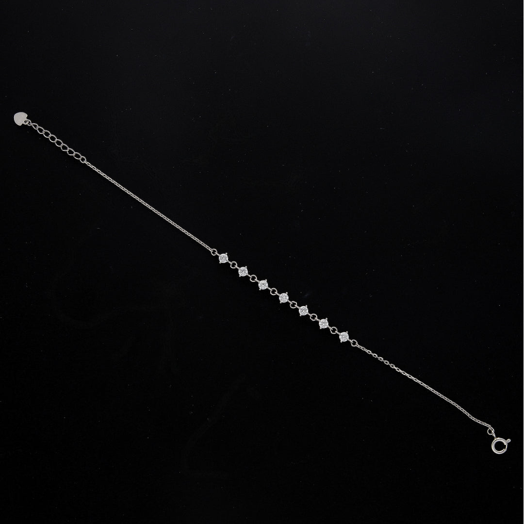 Sterling Silver 925 Everyday Sparkle Bracelet - FKJBRLSL10631