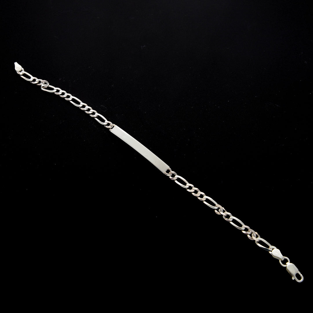 Sterling Silver 925 Classic Plate Bracelet - FKJBRLSL10633