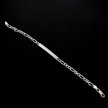 Sterling Silver 925 Classic Plate Bracelet - FKJBRLSL10633