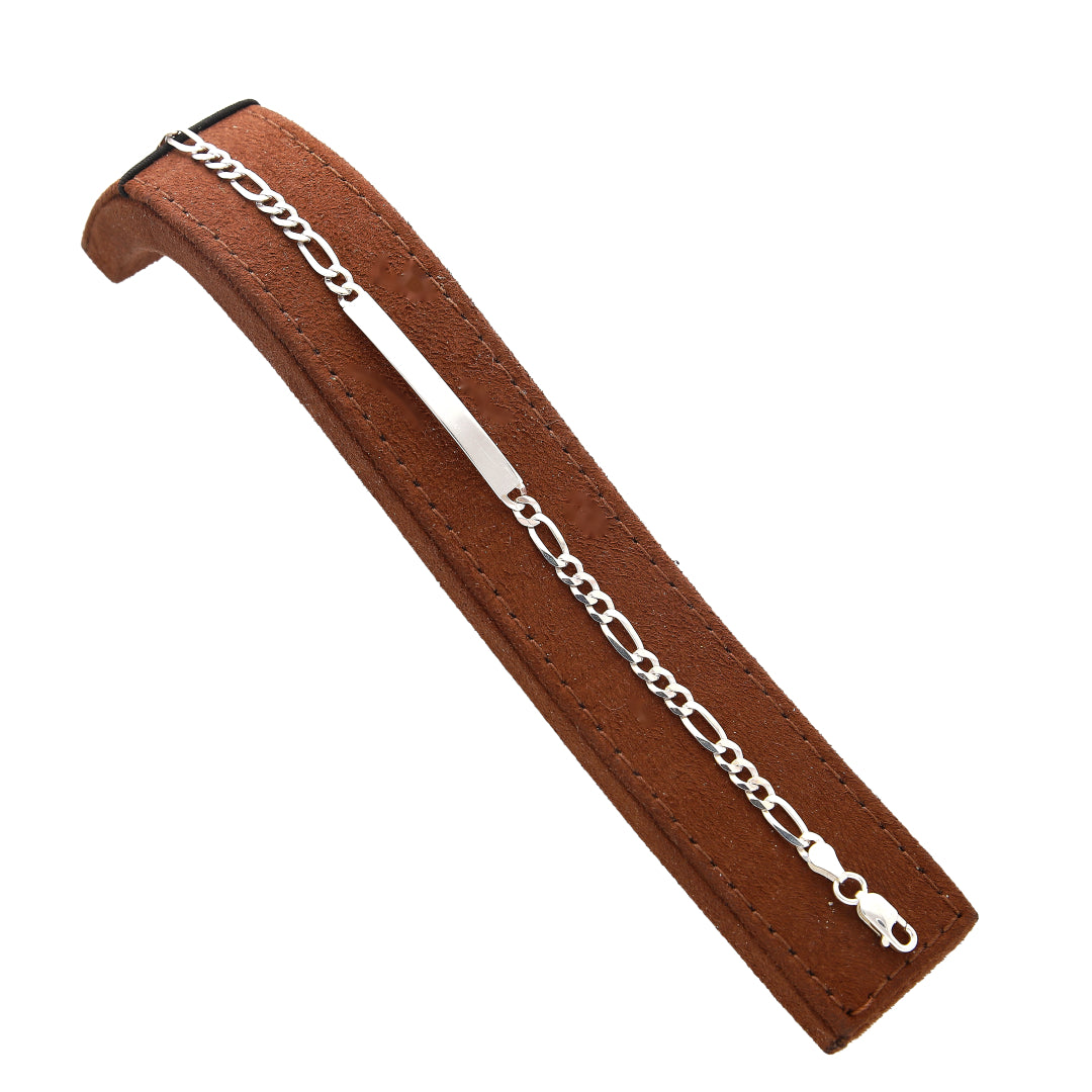 Sterling Silver 925 Classic Plate Bracelet - FKJBRLSL10633