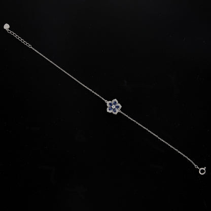 Sterling Silver 925 Flower Bracelet - FKJBRLSL10657