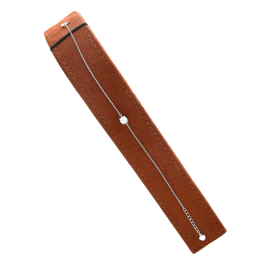 Sterling Silver 925 Solitaire Bracelet - FKJBRLSL10666