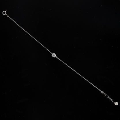 Sterling Silver 925 Solitaire Bracelet - FKJBRLSL10666