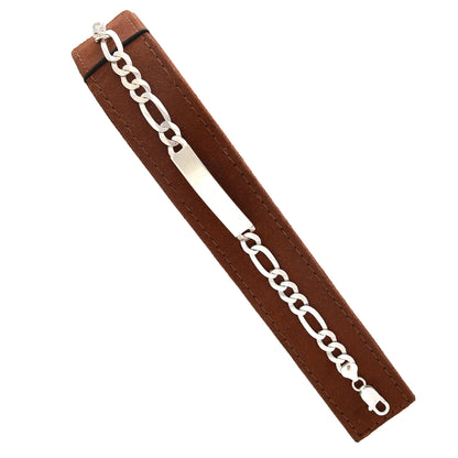 Sterling Silver 925 Plate Cuban Bracelet - FKJBRLSL10671