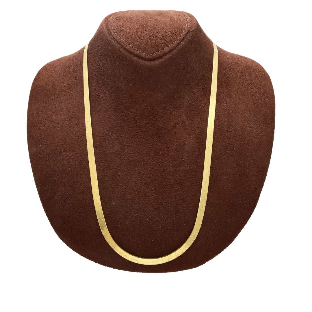 Gold Flat Chain 18KT - FKJCN18K10414