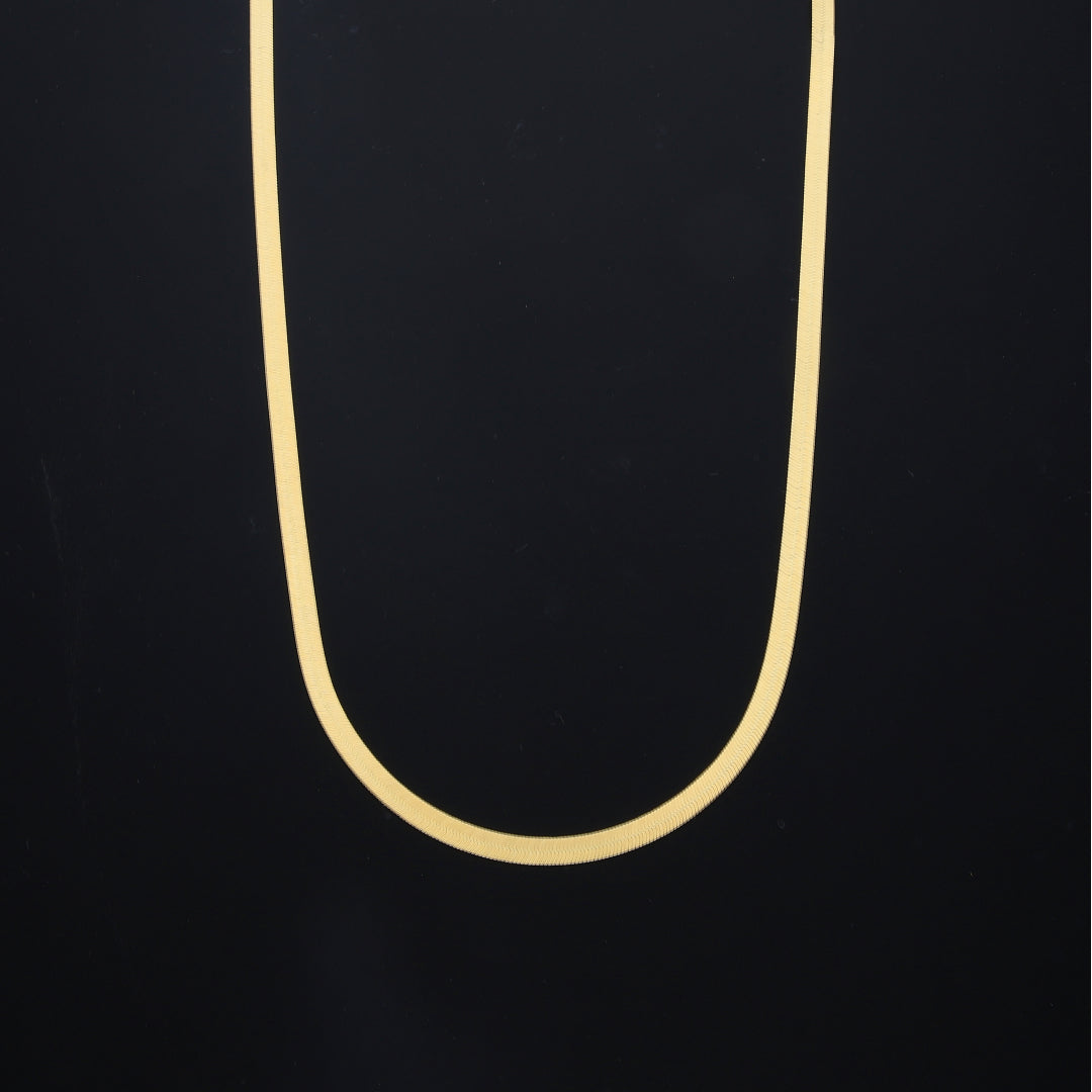 Gold Flat Chain 18KT - FKJCN18K10414