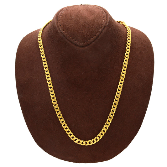 Gold Timeless Curb Chain 21KT - FKJCN21KM10402