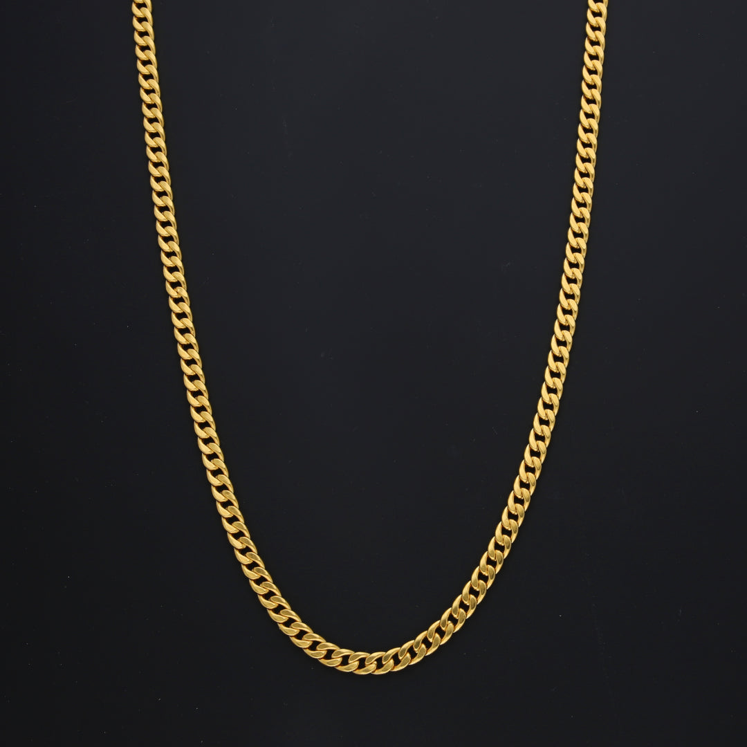 Gold Timeless Curb Chain 21KT - FKJCN21KM10402