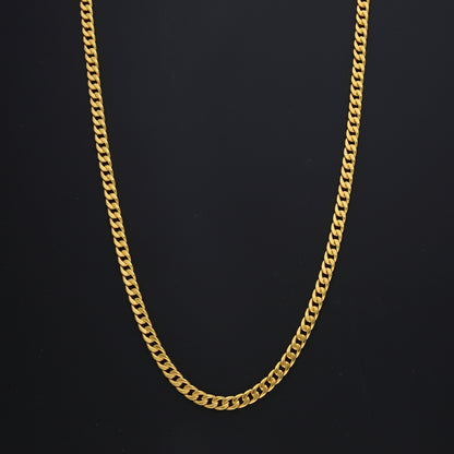 Gold Timeless Curb Chain 21KT - FKJCN21KM10402