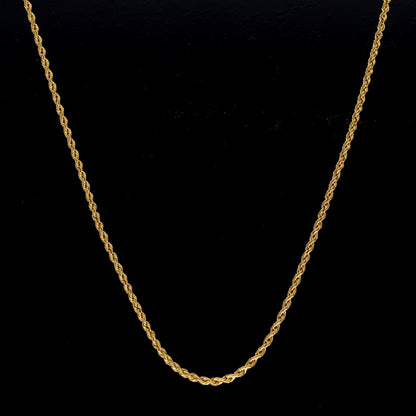 Gold Rope-Style Chain 21KT - FKJCN21KM10924