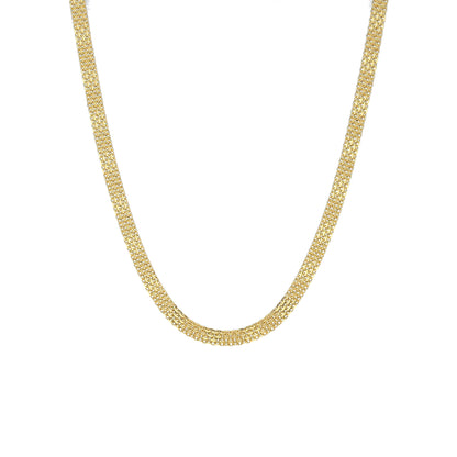 Gold Layered Mesh Chain 21KT - FKJCN21KM11576