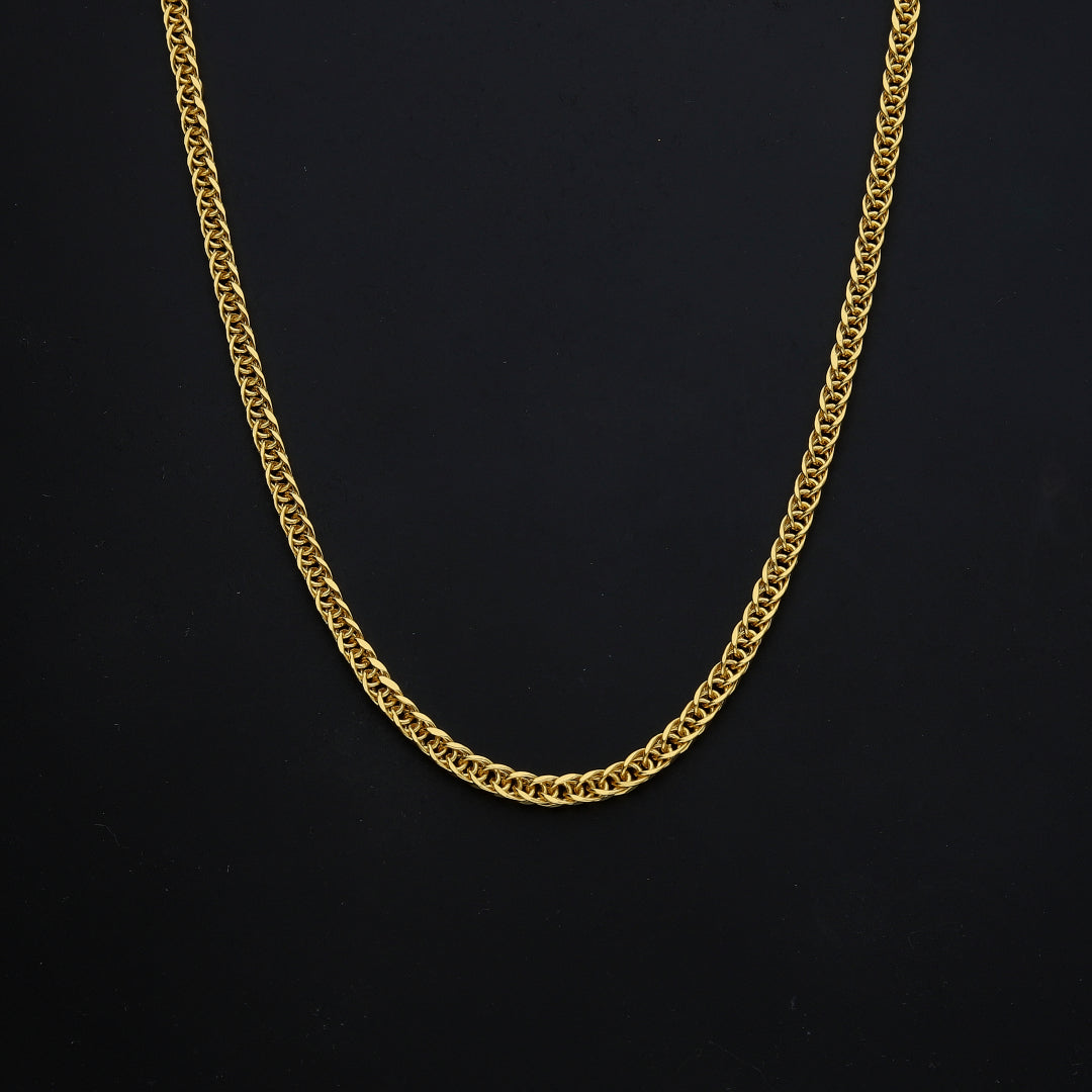Gold Cuban Link Chain 21KT - FKJCN21KM11580