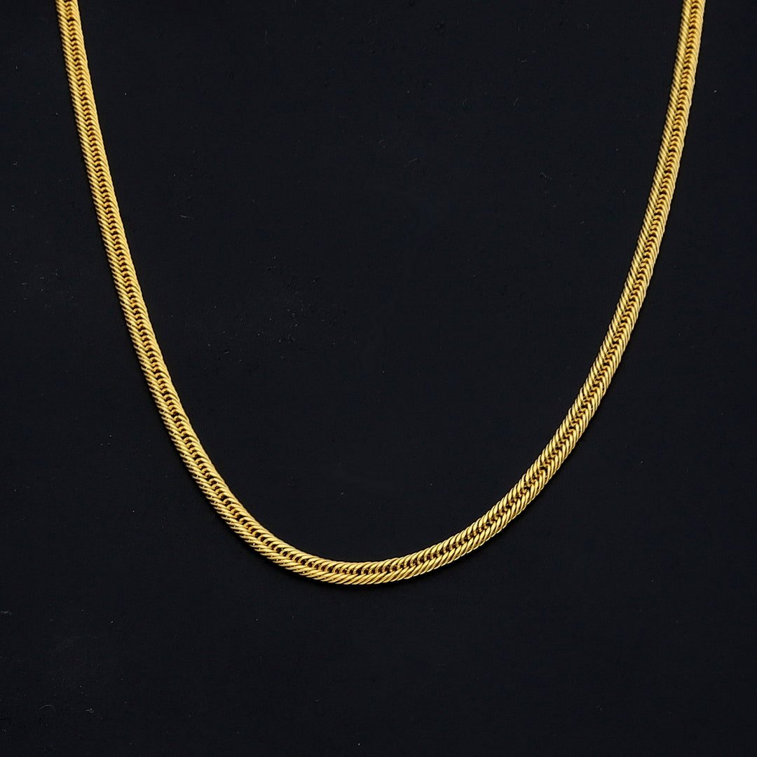 Gold Smooth Link Chain 21KT - FKJCN21KM11581