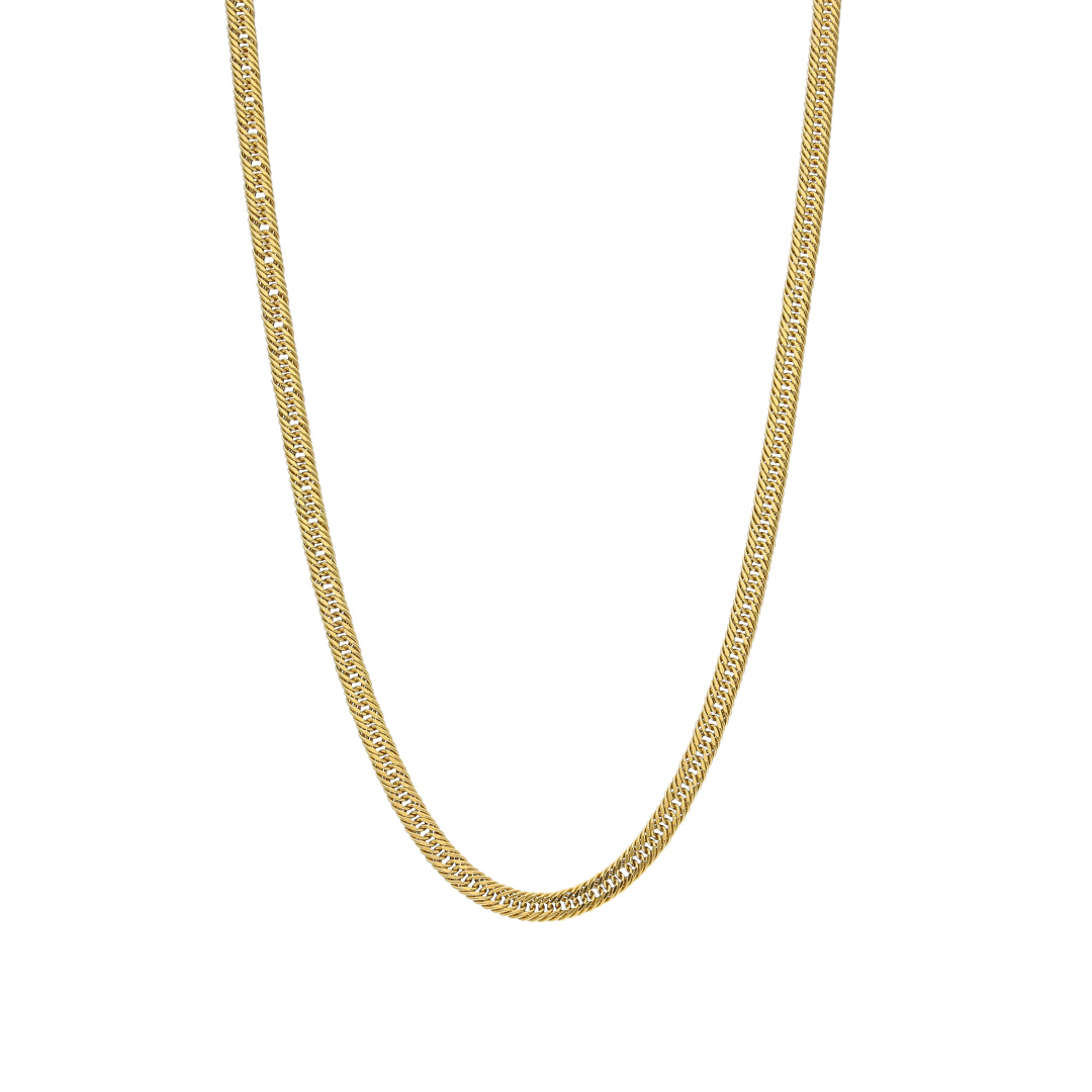 Gold Smooth Link Chain 21KT - FKJCN21KM11581