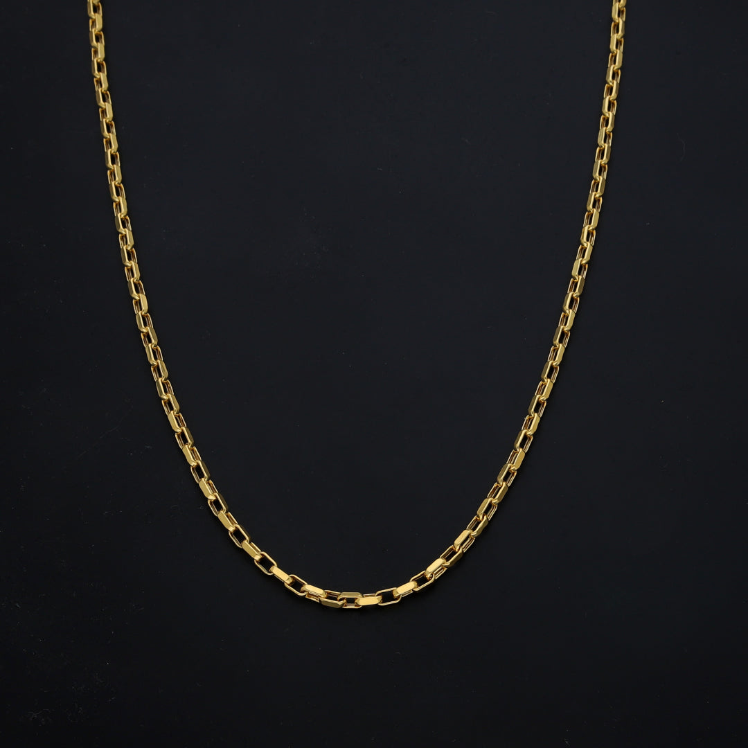 Gold Open Link Chain 21KT - FKJCN21KM11583