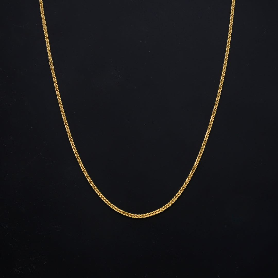 Gold Twist Link Chain 21KT - FKJCN21KM11585