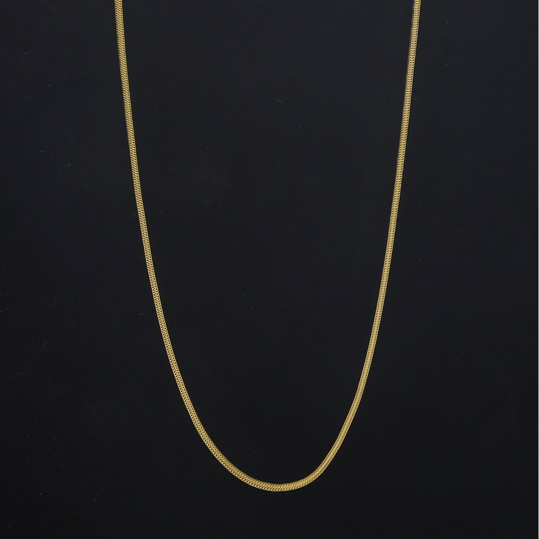 Gold Snake Style Chain 21KT - FKJCN21KM11587