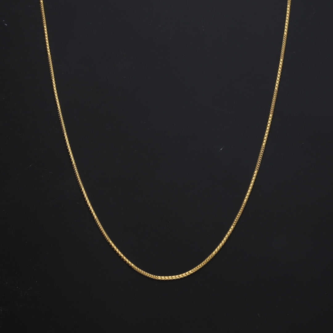 Gold Venetian Box Chain 21KT - FKJCN21KM11588