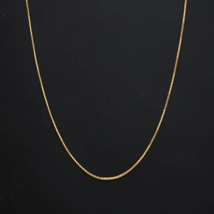 Gold Venetian Box Chain 21KT - FKJCN21KM11588
