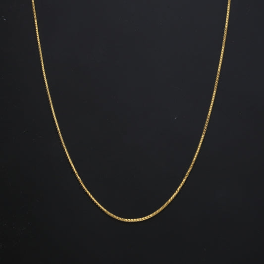 Gold Venetian Box Chain 21KT - FKJCN21KM11588