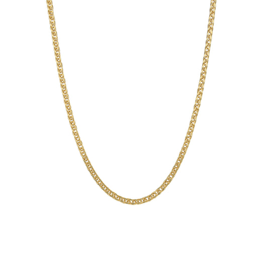 Gold Wheat Link Chain 21KT - FKJCN21KM11589