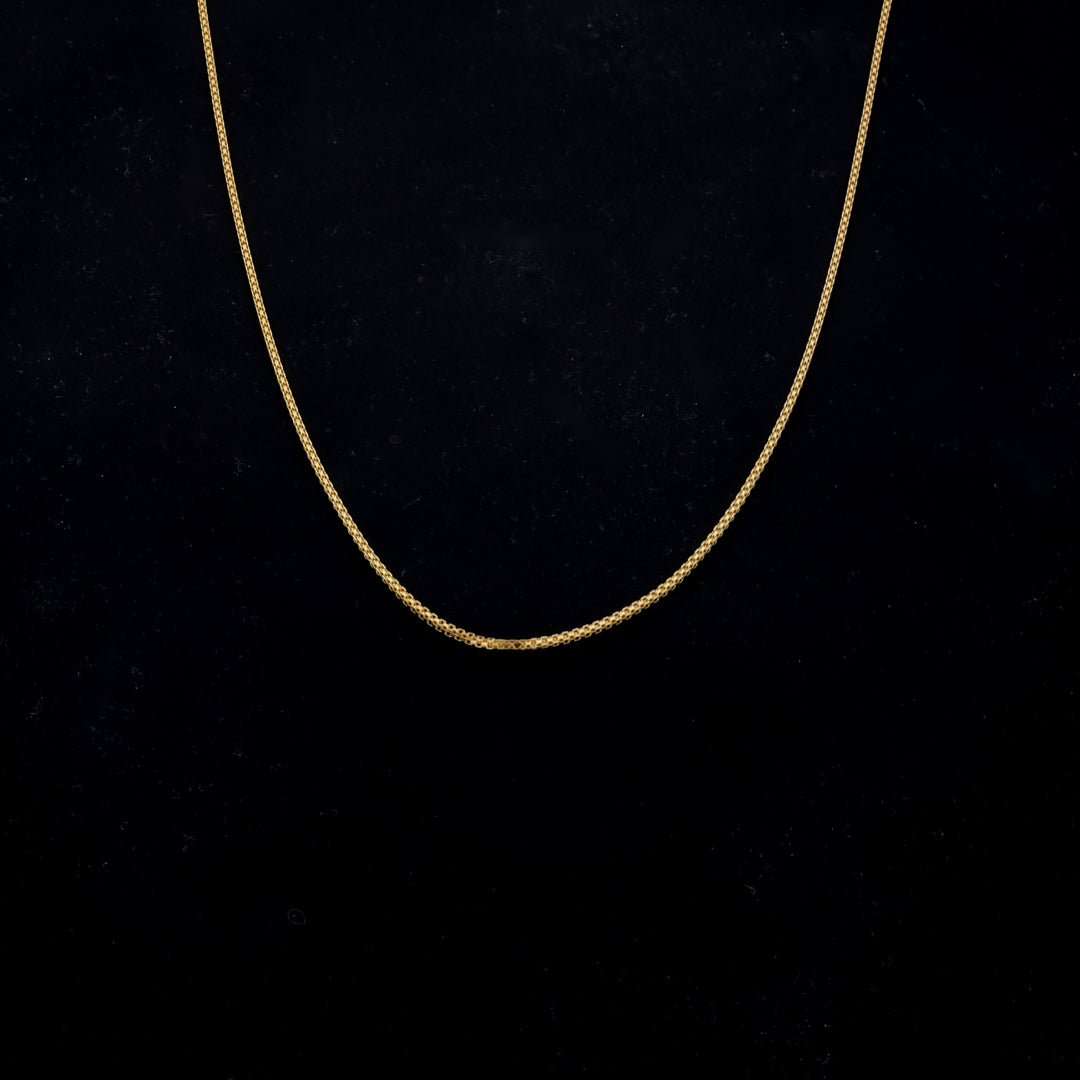 Gold Interlink Chain 21KT - FKJCN21KM11781
