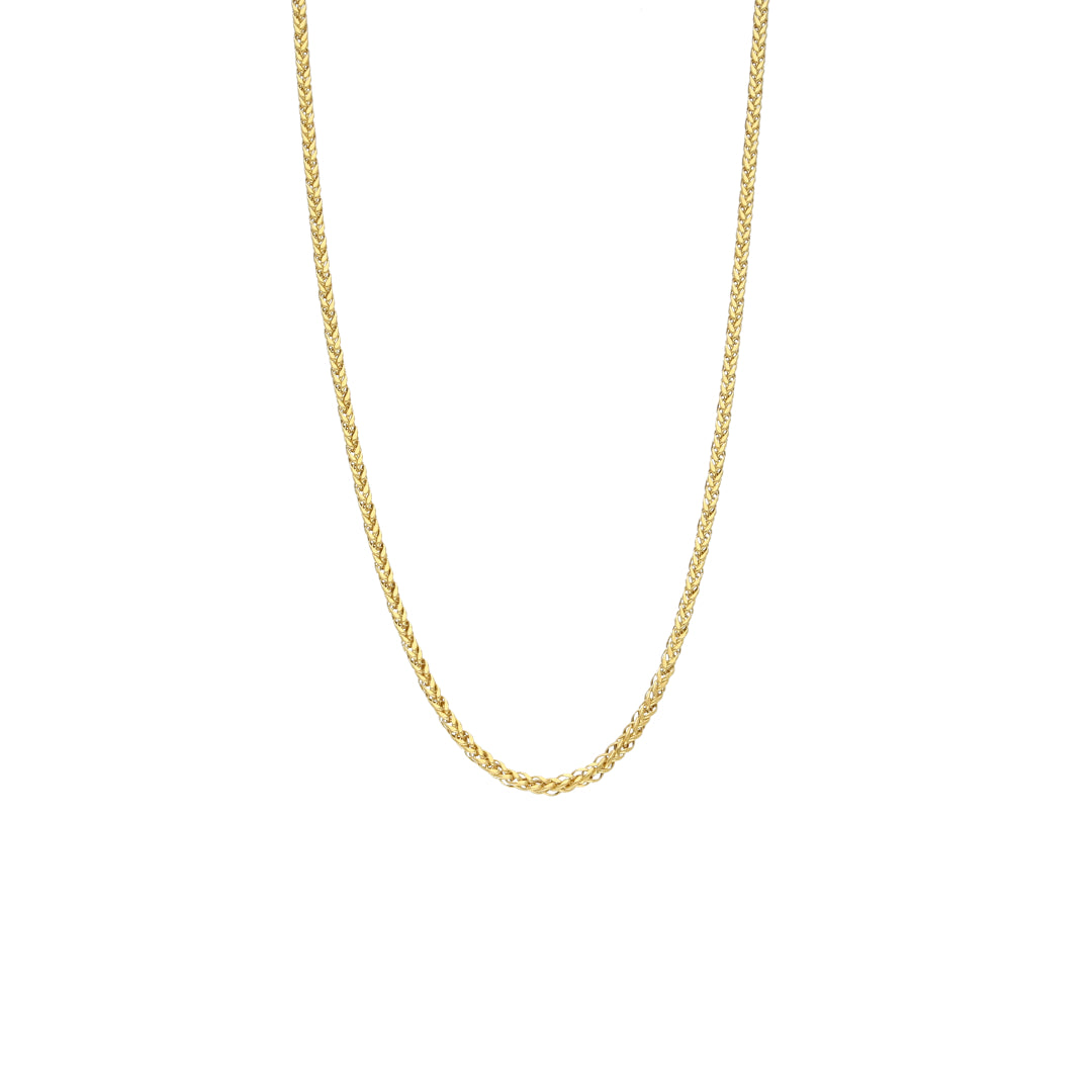 Gold Braided Chain 21KT - FKJCN21KM11862